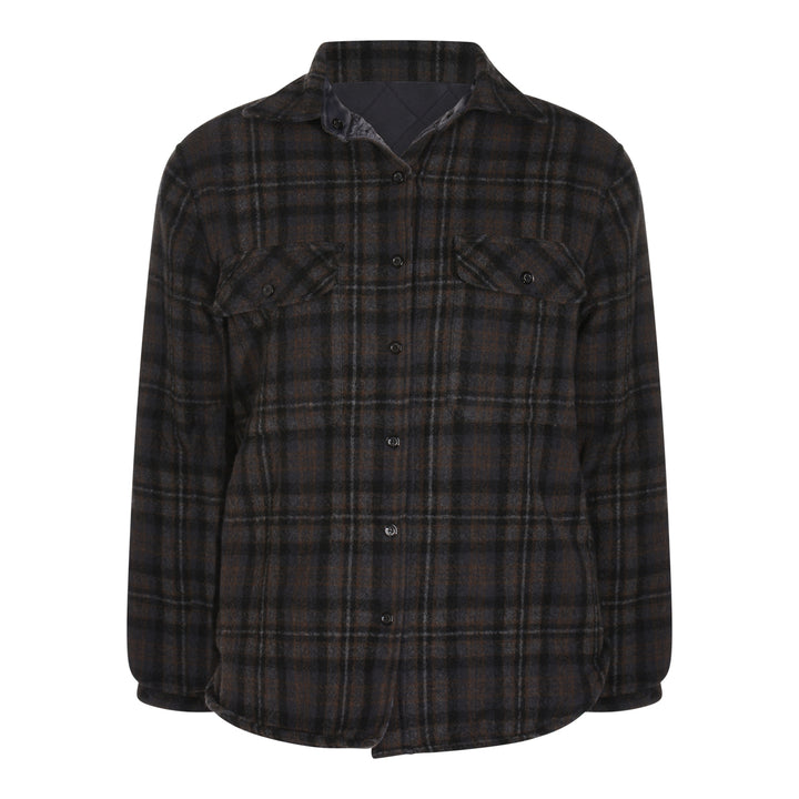 Maison Margiela Jackets - ANTHRACITE/BROWN CHECK | c359f8b510b8ae084895225bac53ccb41d5f8415