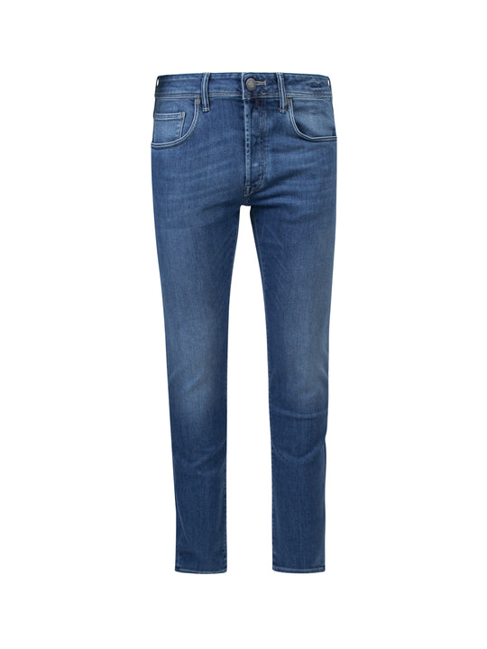 Slim Fit Stretch Cotton Jeans