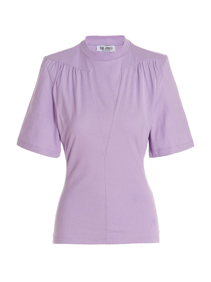 The Attico Jewel T-shirt - Purple | 85a598675dc57cbaacf2063b0cb031d9a0f3a885