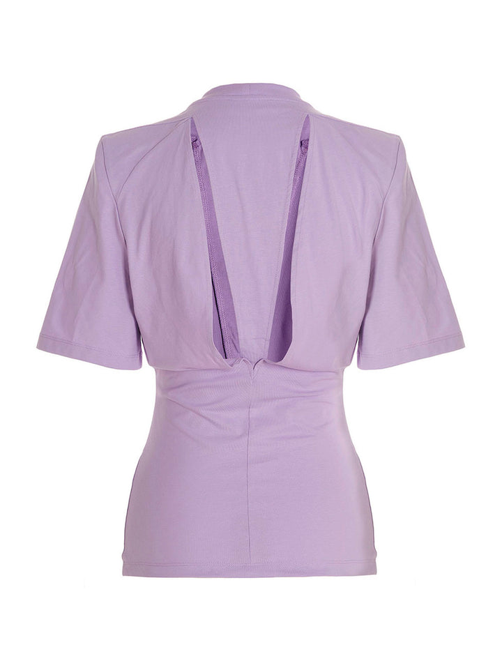 The Attico Jewel T-shirt - Purple | 211e386c86508081f54a3b83c30fb75a9511677c