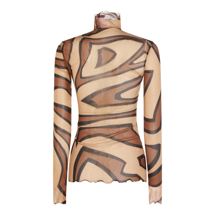 Emilio Pucci T-shirts and Polos - Brown | d85de5b9e705c7fde95f5c7975af06a3304bb567