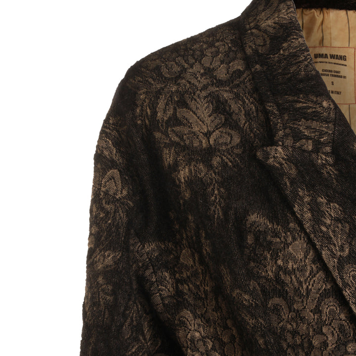 Uma Wang Coats - BLACK/TAN | e10ddd08ae00abcd7c8c37b8a62f5a8b8a630509