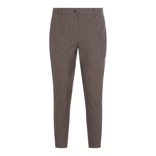 Trousers Walnut Beige