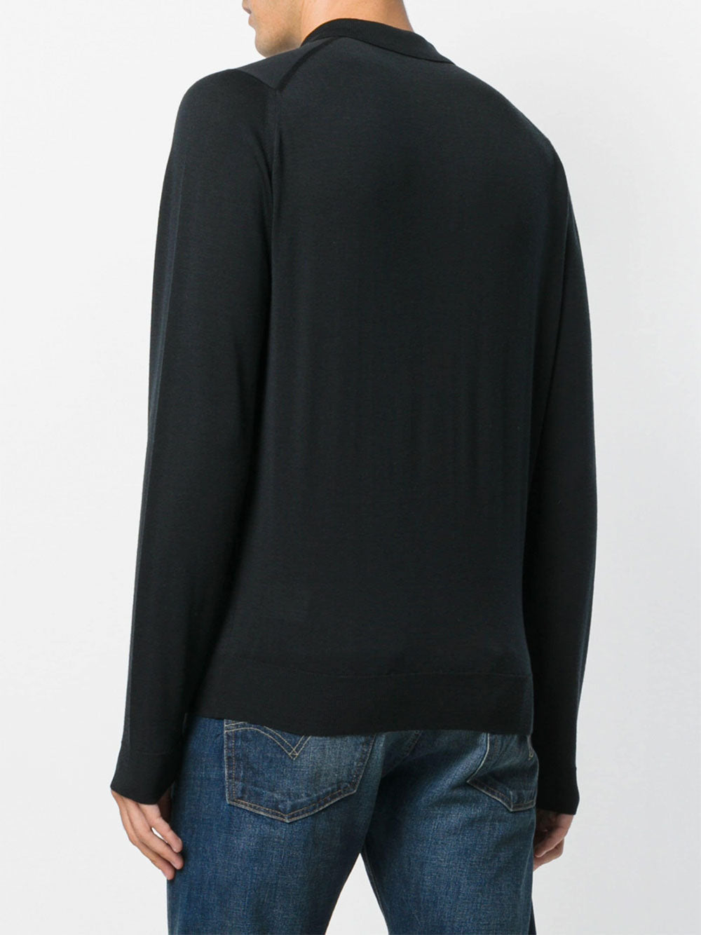 John Smedley Polo neck - Black | 2452a3324aa72edf5cc41a68f99bbe772a40253b