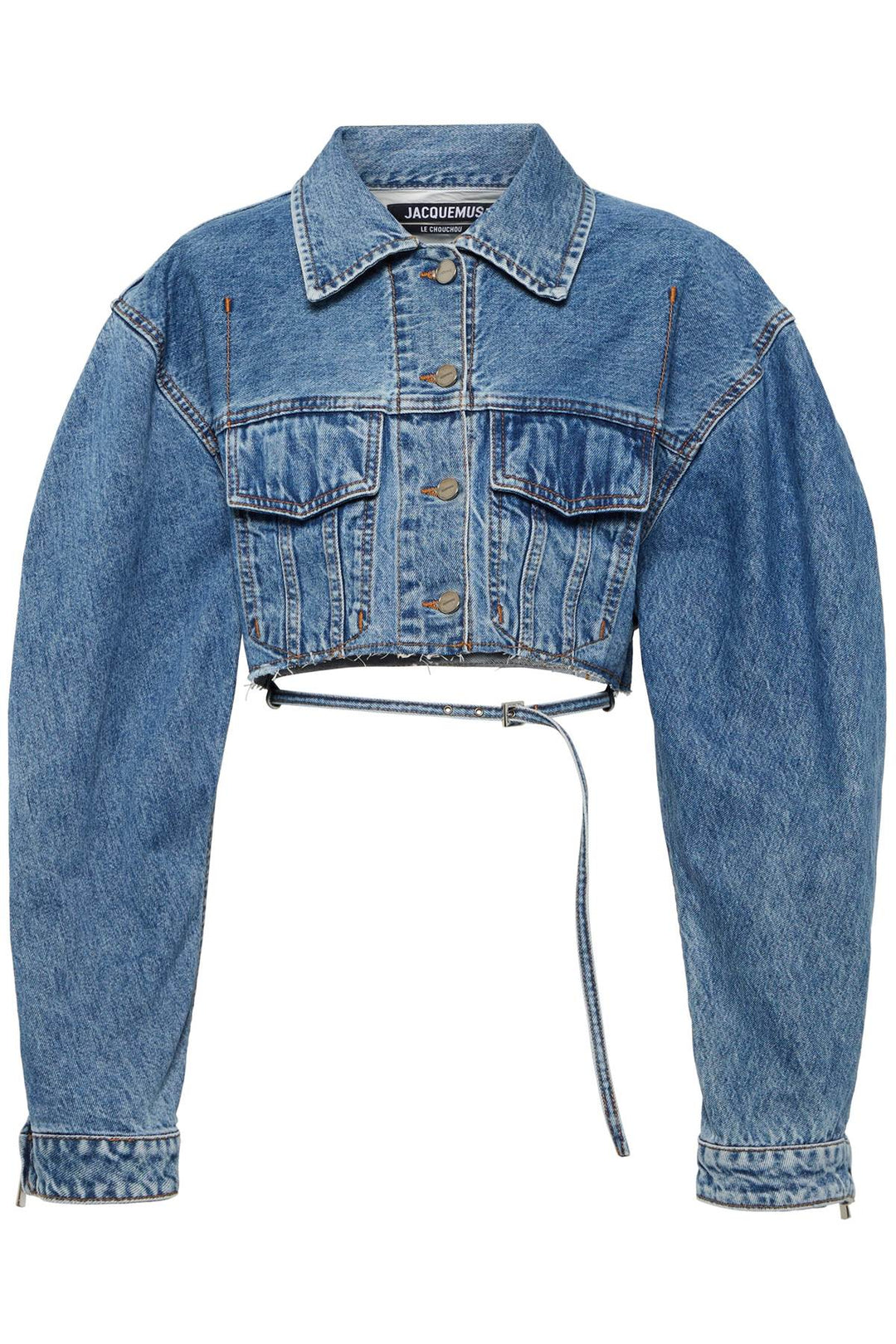 Le Haut De Nimes Cropped Denim Jacket