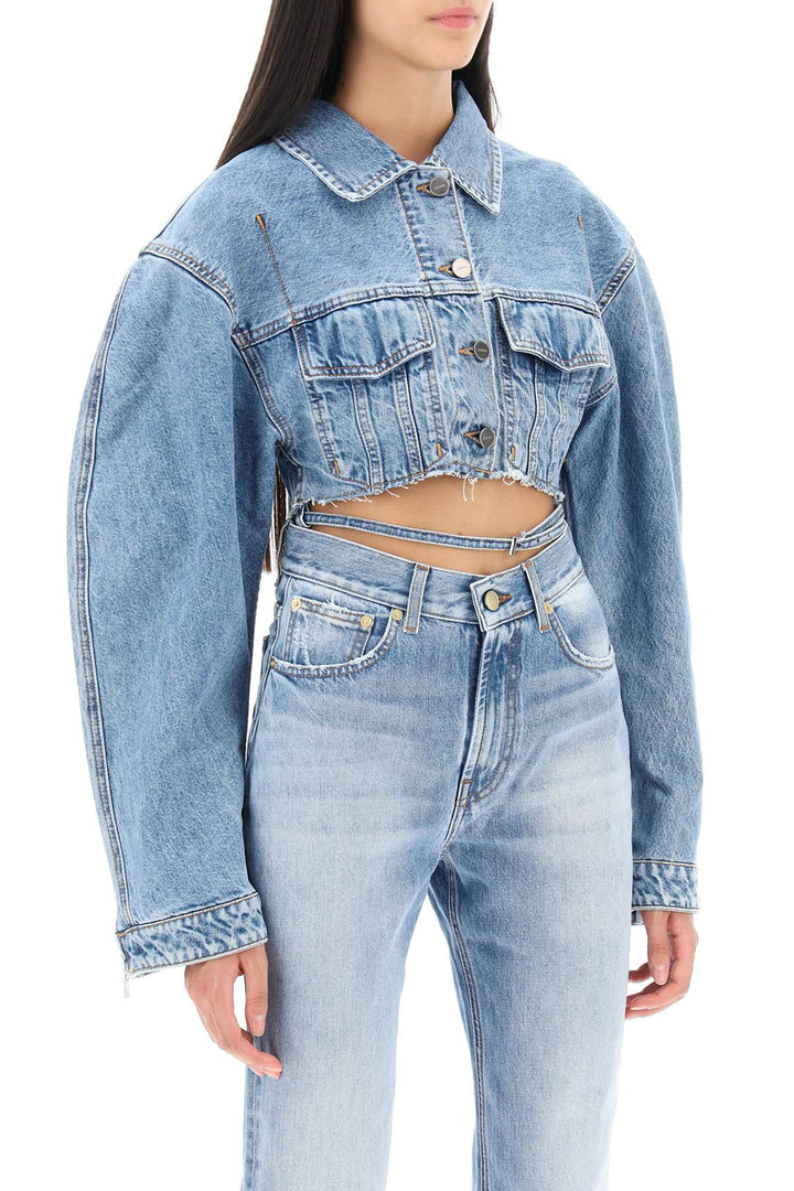 Le Haut De Nimes Cropped Denim Jacket