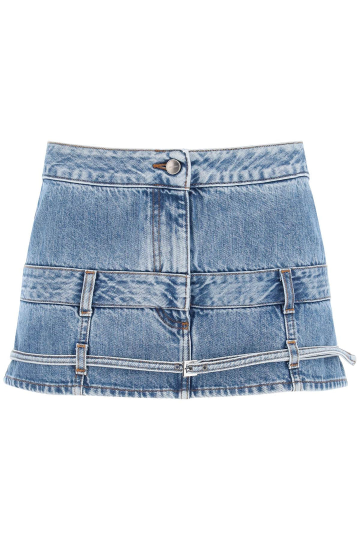 La Mini De Nìmes Criollo Denim Micro Skirt