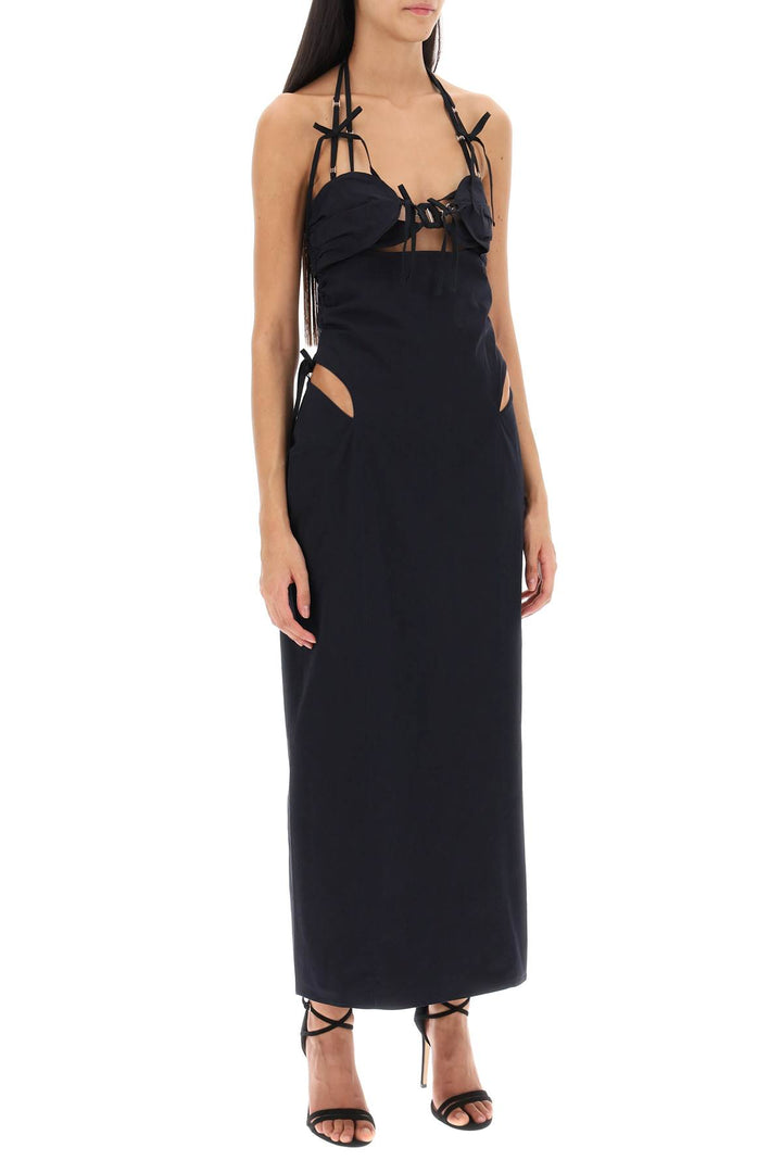 La Robe Ruban Cut Out Long Dress