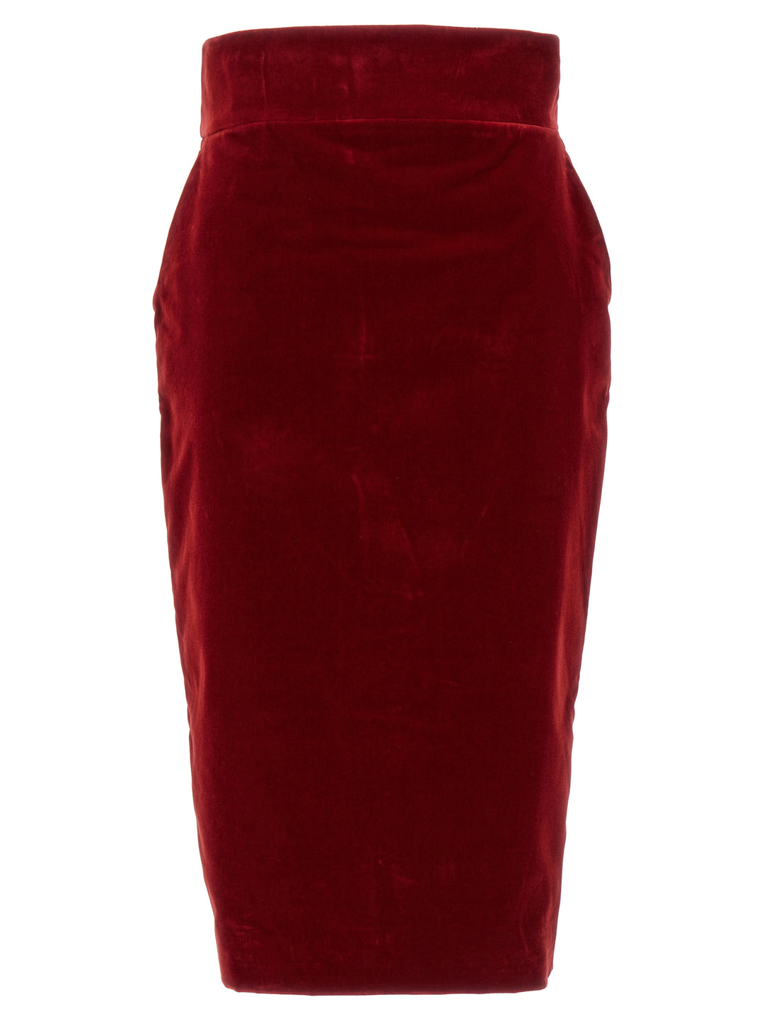 Alexandre Vauthier Velvet Midi Skirt Skirts - Red | ac5a6cf89206d72d5bfa9b114e45b7065c118f4f