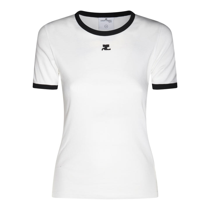 Courreges T-shirts and Polos - HERITAGE WHITE/BLACK | 2657961114a20f2d609d2a157fb3830f081ecc8e