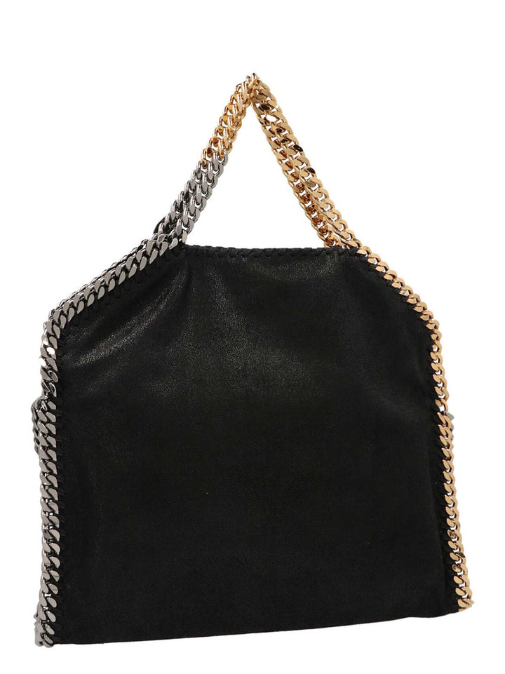 Stella Mccartney Tote Piccola Falabella Hand Bags - Black | fb7b957ca9c2b9d2bf38771a813cdd3b89da6488