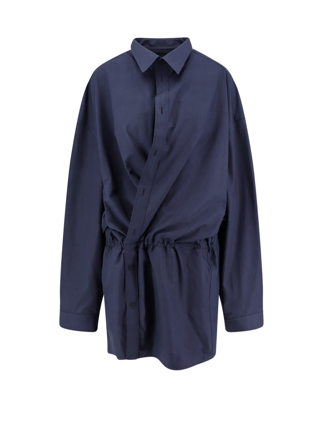 Poplin Shirt Dress Dresses Blue