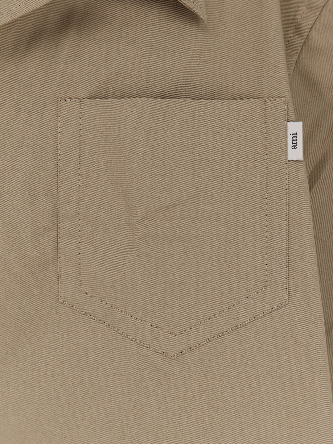 Ami Paris Shirts - BEIGE TAUPE | e41e173a9944ec8cd56e20ac436637222fb284b3