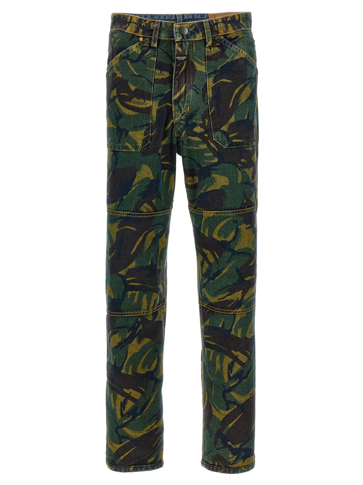 Camo Reversible Jeans Blue