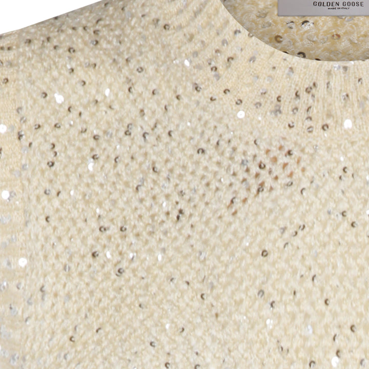 Golden Goose Sweaters - HERITAGE WHITE | 30e7c7c3e833e326fb60b20fb8705228585ea555