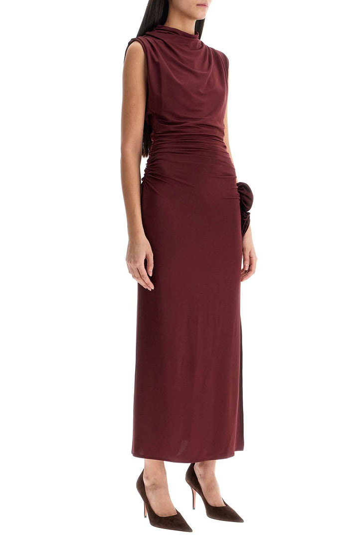 Draped Jersey Dress With