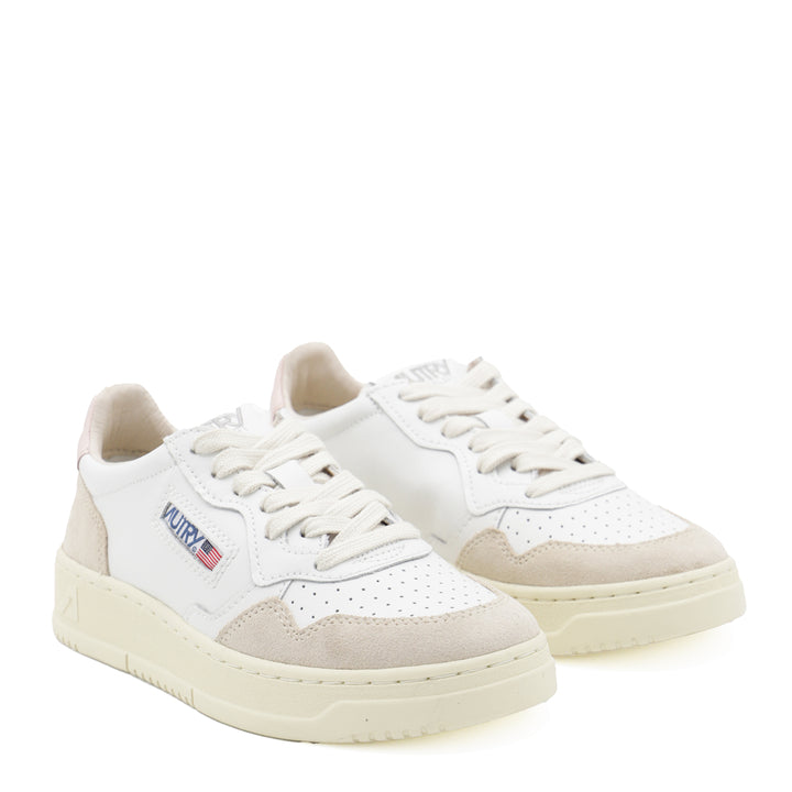 Autry Sneakers - LEAT/SUEDE WHT/POW | b725f86955a615b669d9b3bb68615c87e647d5c8
