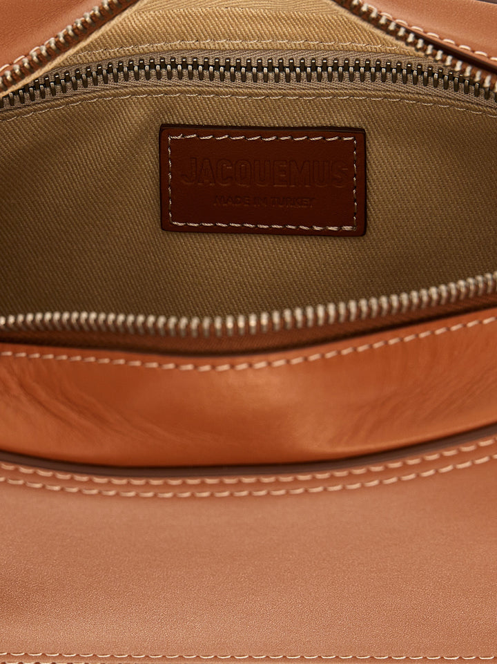 Le Cuerda Horizontal Crossbody Bags Brown