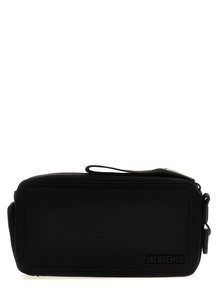 Le Cuerda Horizontal Crossbody Bags Black