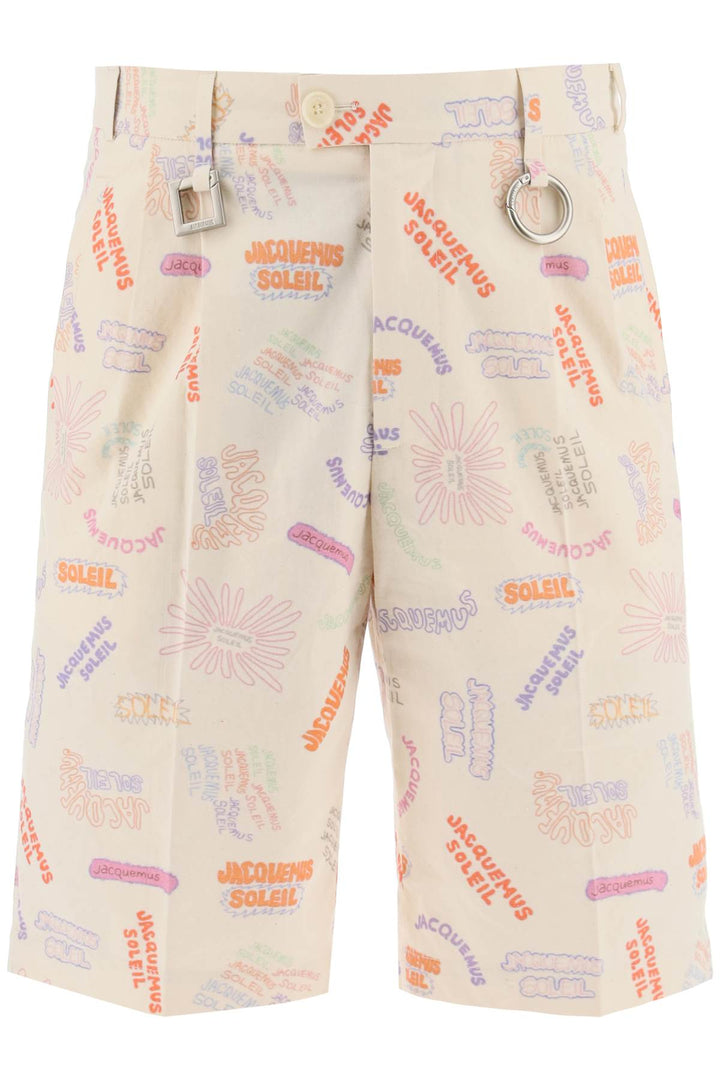 All Over Logo Lettering Shorts