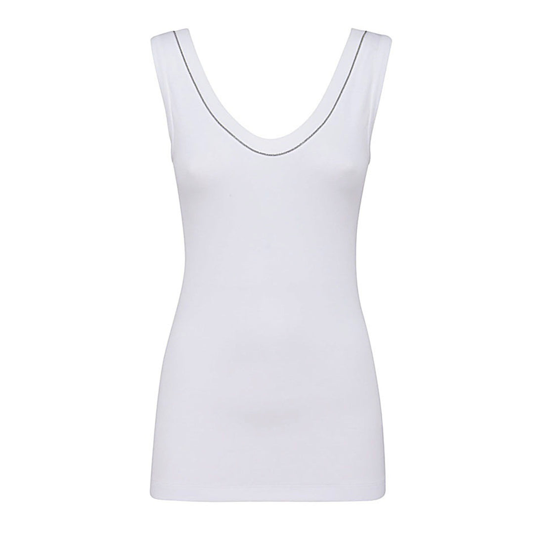 Brunello Cucinelli Top - BIANCO | 212b01fd3b162b746ae1f5d807e36766b4c2dca6