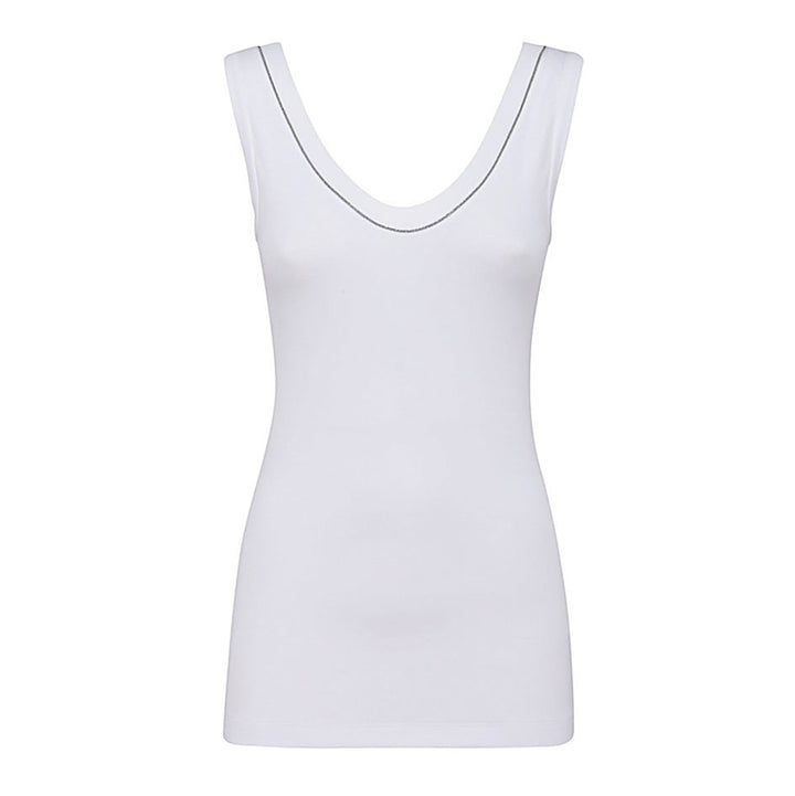 Brunello Cucinelli Top - BIANCO | 212b01fd3b162b746ae1f5d807e36766b4c2dca6