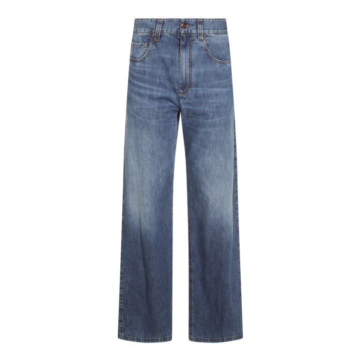 Brunello Cucinelli Jeans - MED WASH DENIM | 0383f1a90fdae3318d4c8b6c0f0fc6f3dd60707d