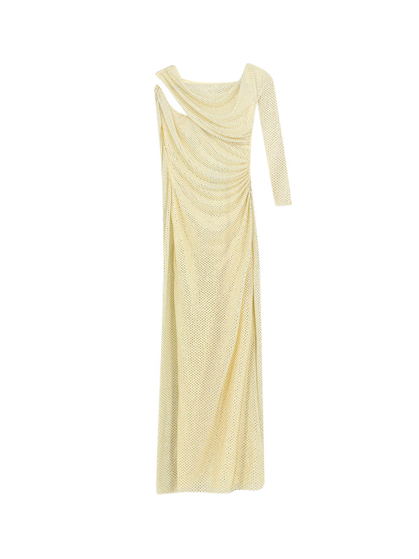 Midi Dress With Rhinestones