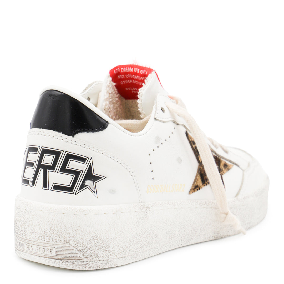 Golden Goose Sneakers - WHITE/BEIGE/BLACK LEO | 0de7445acc4d764e6207f360a0d5fe0cb937db1d