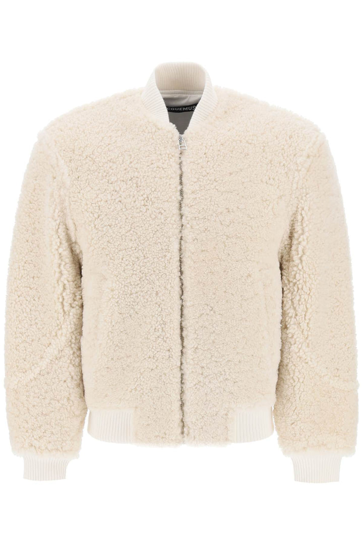 Le Blouson Pilou Shearling Bomber Jacket