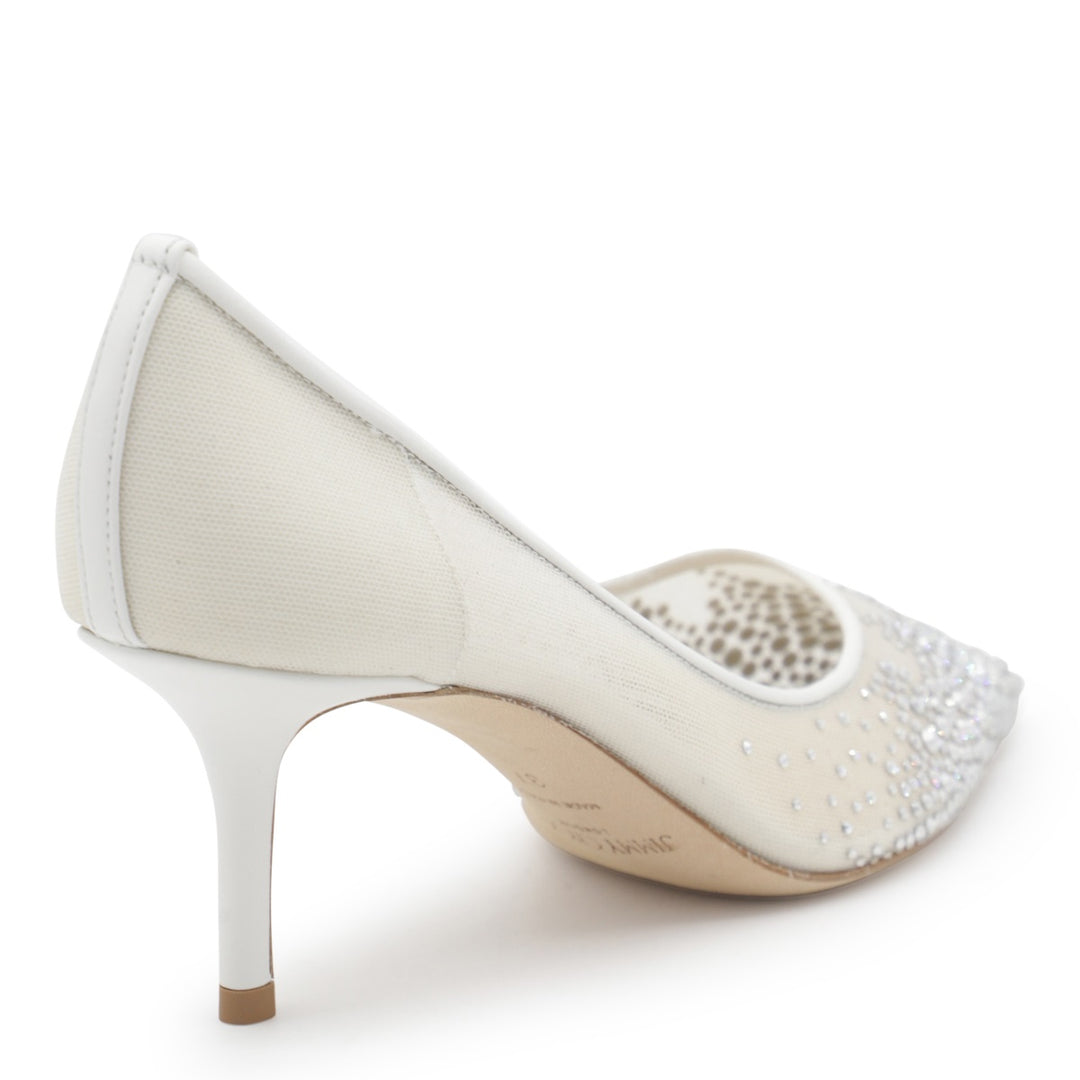 Jimmy Choo With Heel - WHITE/CRYSTAL | 5f417bd133427d97e5e03445e62ba3c516619d3e
