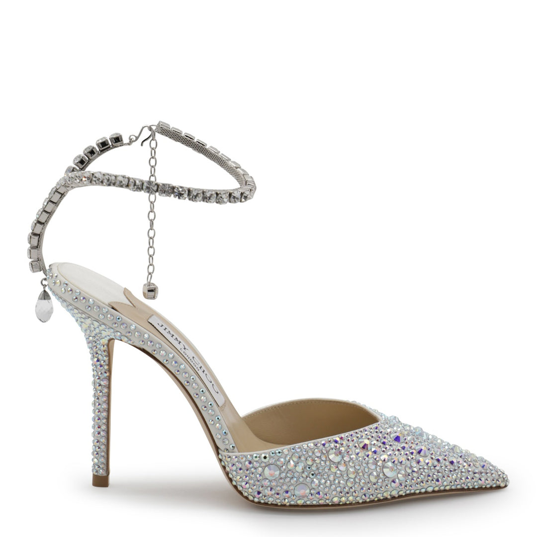 Jimmy Choo With Heel - IVORY/CRYSTAL | bff3f8955b6ffd7906e1fc3af7a80350ea0cea87