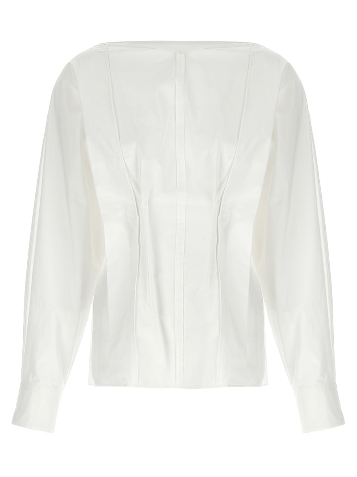 Khaite Wenley Shirt and Blouse - White | 04804454d86d0c35f706a6ffddd3fa0d4036e498