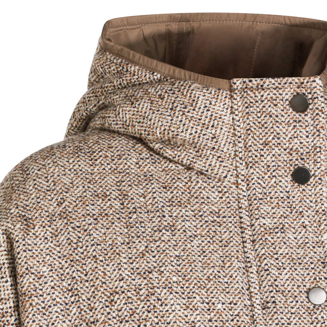 Brunello Cucinelli Coats - OCRA/PANAMA/NERO | 94a4d5a4f41850c09be7e712c516a88620b4ee7d