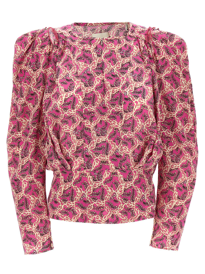 Isabel Marant Zagra Shirt and Blouse - Fuchsia | 0e16745a5e9c5190ecb5d1e11f711fb41c0e0ce9