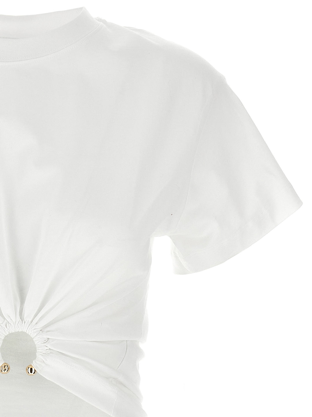 Paco Rabanne Piercing T-shirt - White | 757d835effcfbe1319f52452a4906774f5ca315d