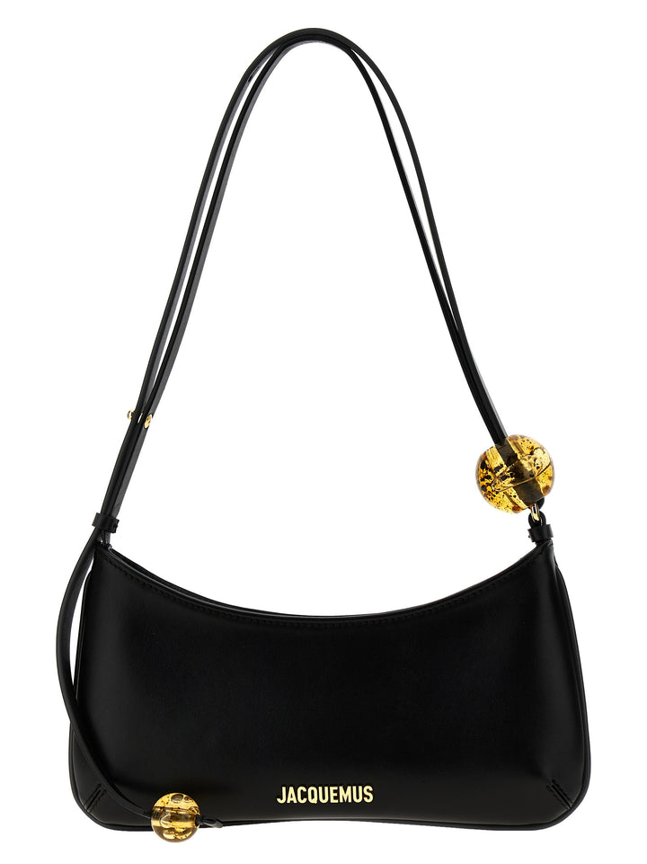 Le Bisou Perle Shoulder Bags Black