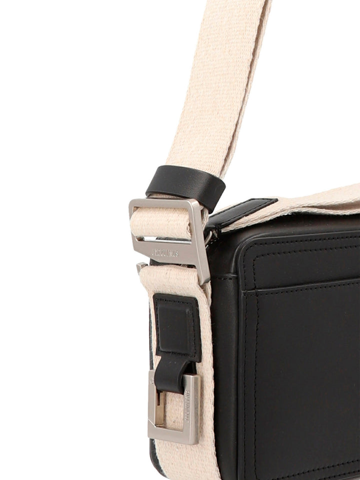 Le Cuerda Horizontal Crossbody Bags Black