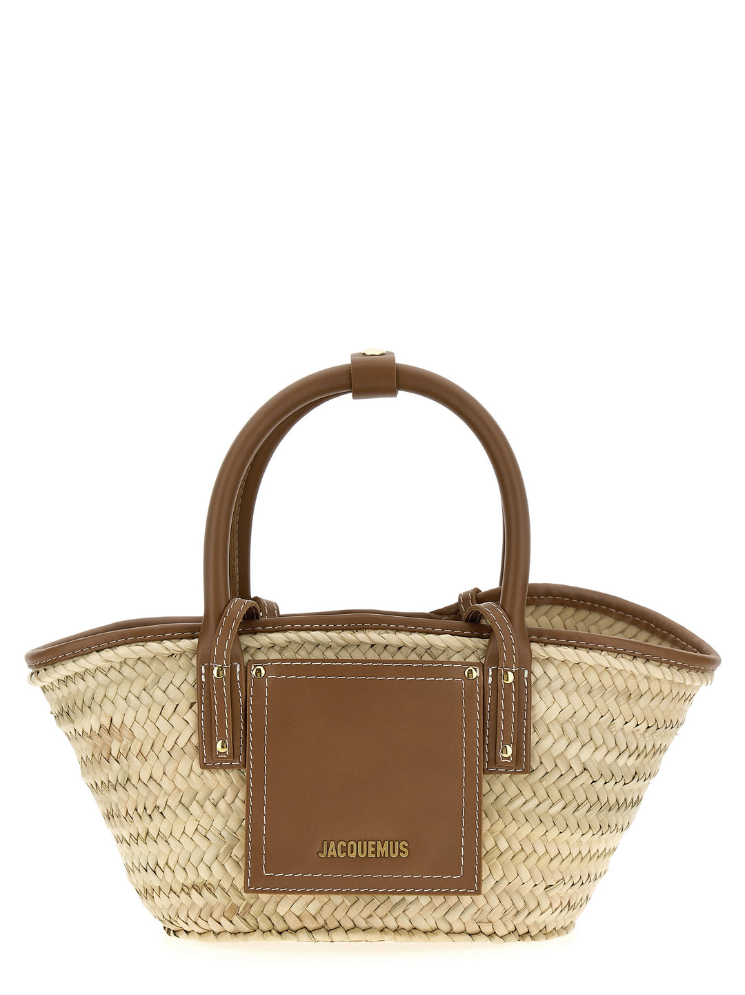 Jacquemus Le Petit Panier Soli Tote Bag - Brown | f0440924fa62ff1f14219225032c87172e9f5d7d