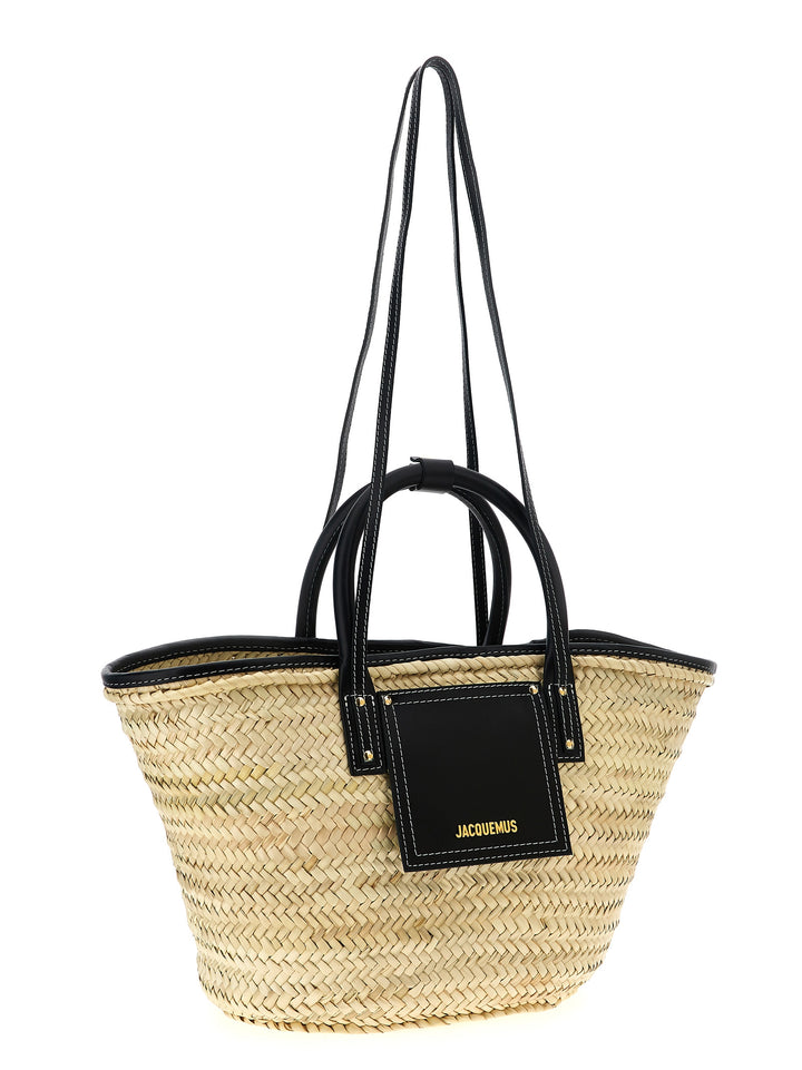 Jacquemus Le Panier Soli Tote Bag - Black | 630bd020a32ed998aa74567ca938230b0ad40cc5