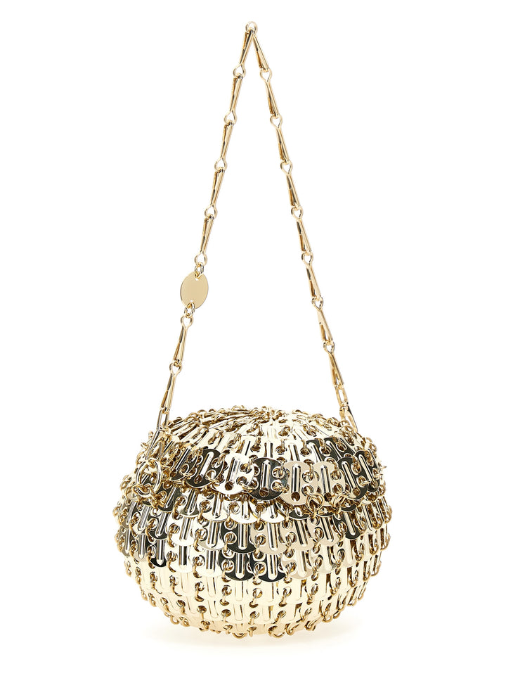 Small 1969 Gold Ball-Shaped Hand Bags Gold