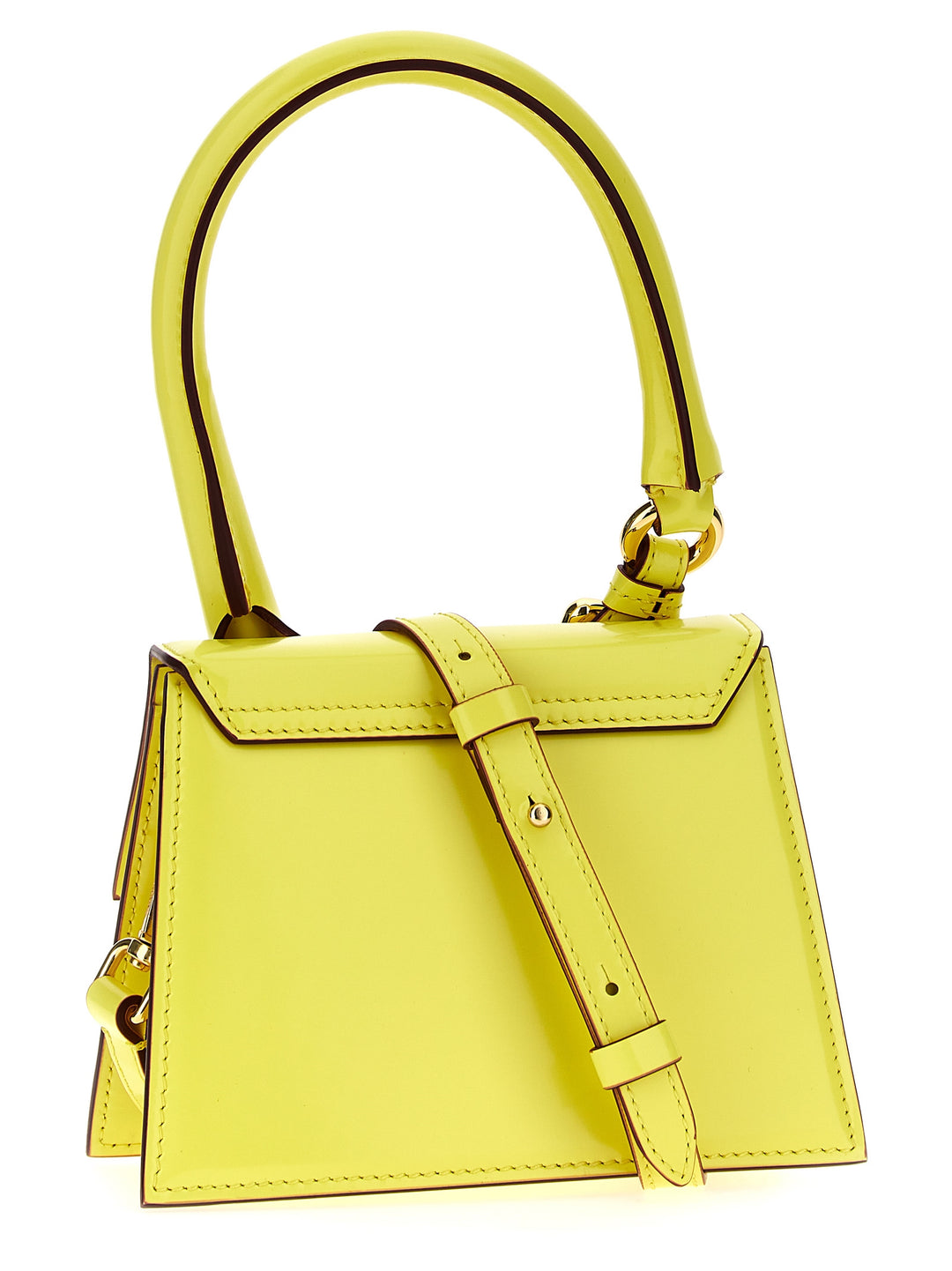 Le Chiquito Moyen Boucle Hand Bags Yellow