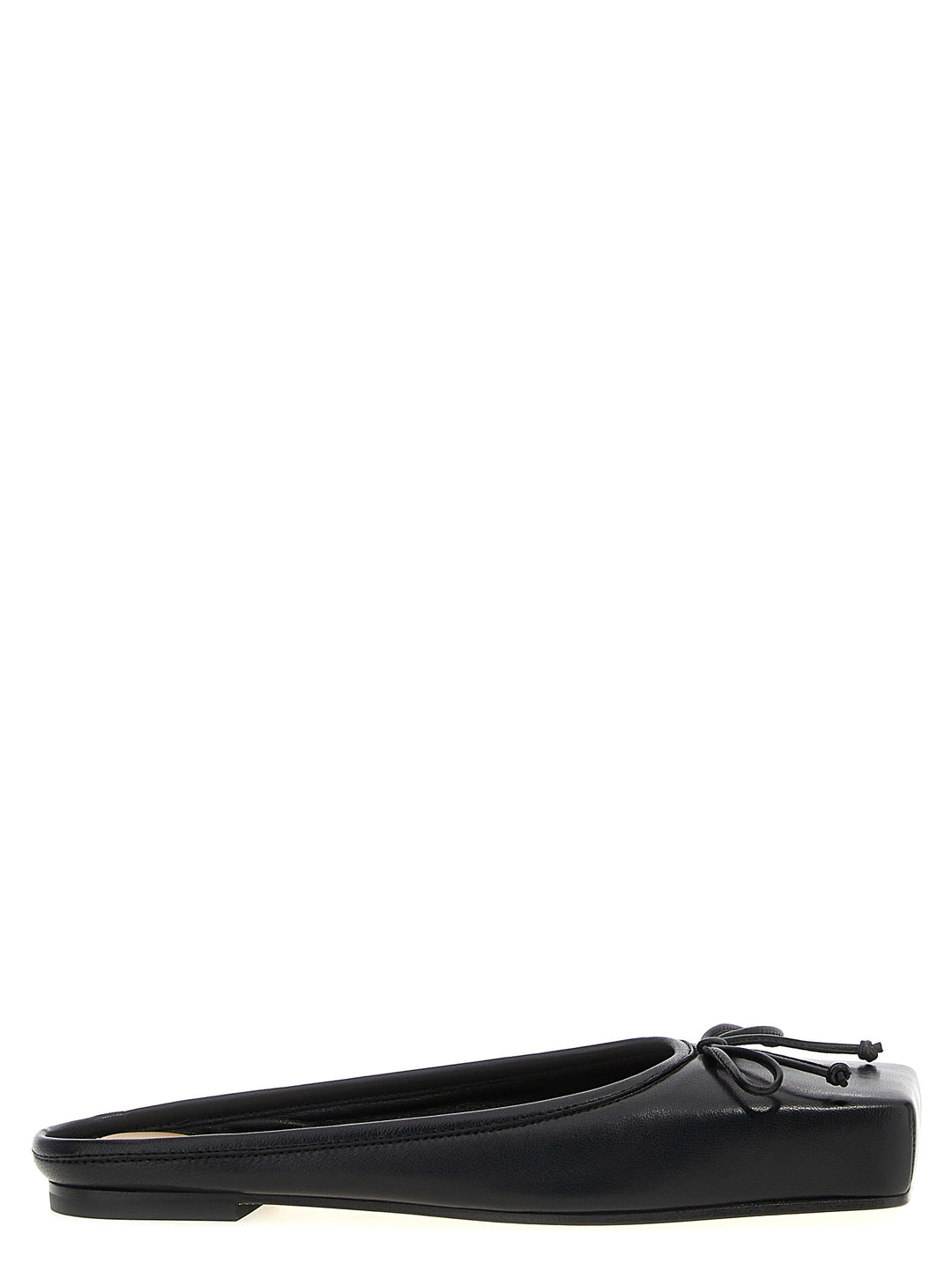 Les Mules Plates Ballet Flat Shoes Black