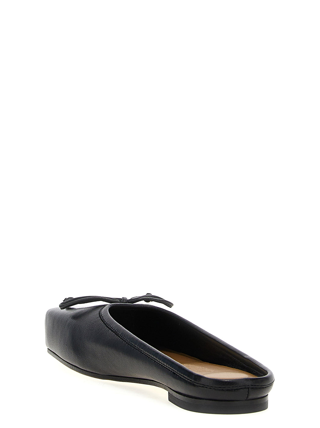 Les Mules Plates Ballet Flat Shoes Black