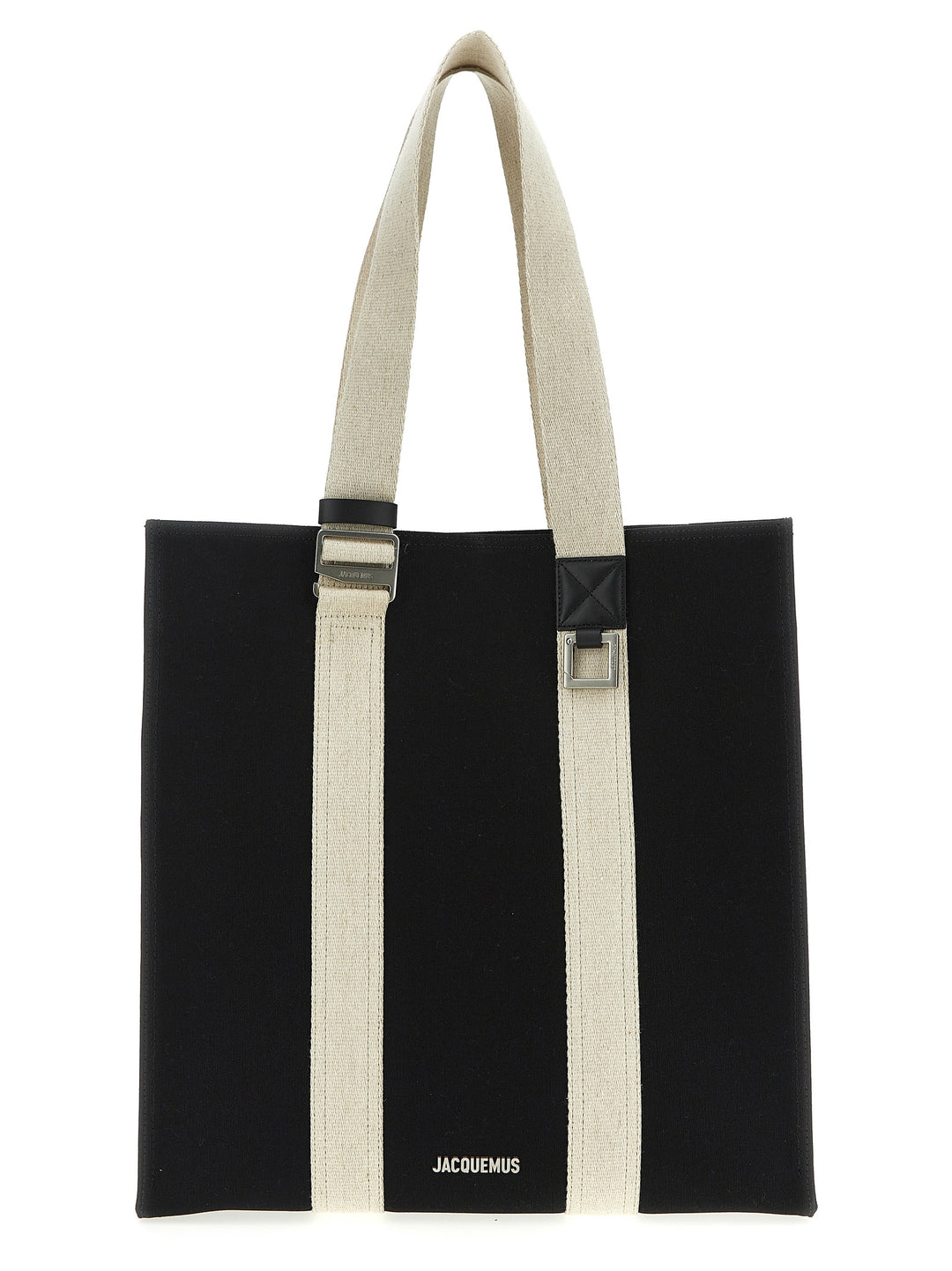 Le Cabas Cuerda Tote Bag White/Black