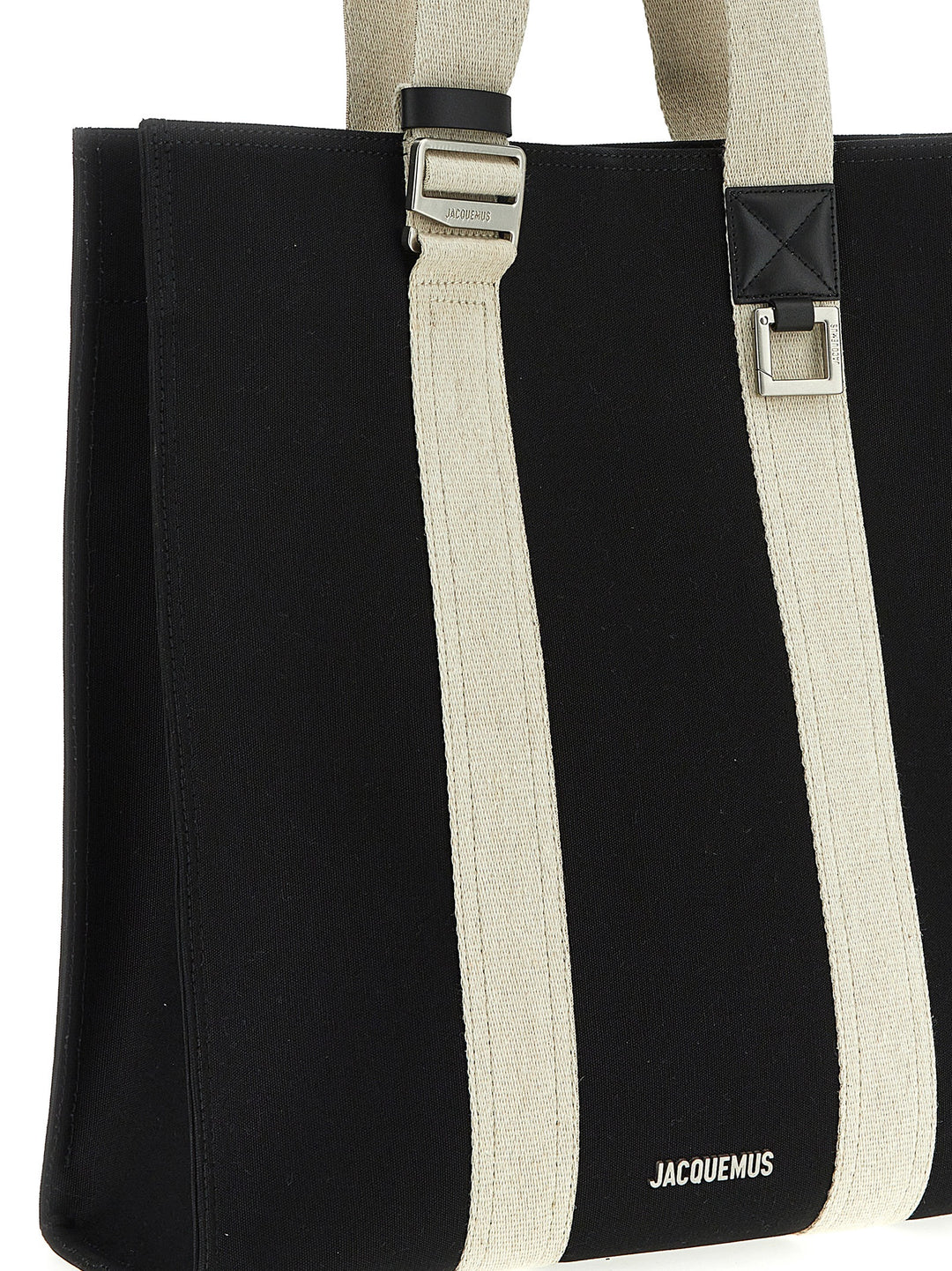 Le Cabas Cuerda Tote Bag White/Black