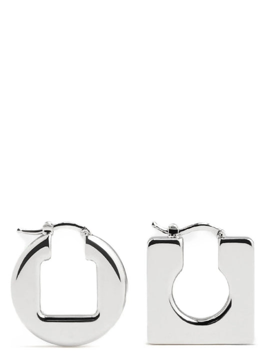 Les Boucles Rond Carré Jewelry Silver