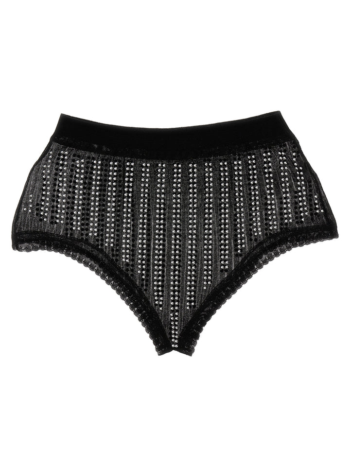 Studded Briefs Underwear, Body Black