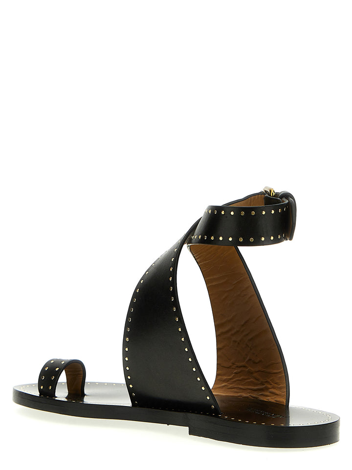Isabel Marant Jools Sandals - Black | 51f7f47aea64fa71f78236e972096de144240f6e
