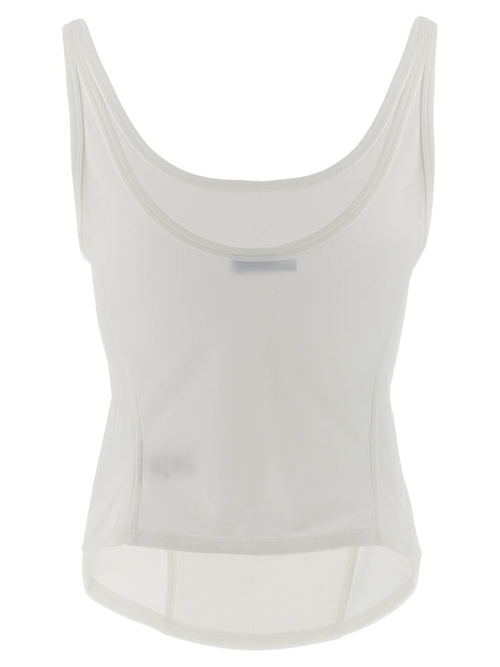 Mugler Corseted Tops - White | 23eb62b05c7a8817c685fa360cf1ed4746ab91f2